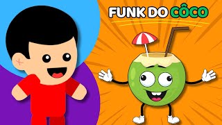 FUNK DO CÔCO  Animadinhos Música Infantil [upl. by Ssor675]