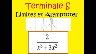 Terminale Limites et asymptote Fonction rationnelle2 div x32x2 [upl. by Dnaletak]