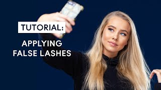 False Lash Makeup Tutorial [upl. by Sugirdor]