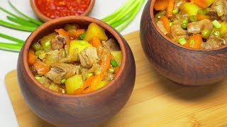 ЖАРКОЕ В ГОРШОЧКАХ к ужину и семейному обеду Рецепт от Всегда Вкусно [upl. by Nathanael]