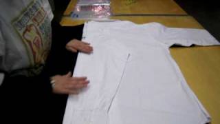 How to Fold a Long Sleeved Shirt [upl. by Ardet]