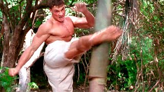 JCVD kicks a tree 22 times  Kickboxer  CLIP [upl. by Nnahgem509]