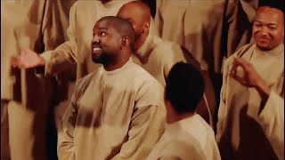 Kanye West Sunday Service  quothallelujah salvation and gloryquot Live From Paris France [upl. by Eiknarf474]