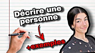 Ecrire un portrait 👦📝 [upl. by Ignace]