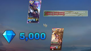 IRONFIST VS TOP 1 GLOBAL BADANG 5000💎 WHO WIN [upl. by Haugen14]