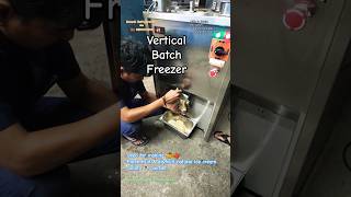 Vertical Batch Freezer  Fresh fruit natural ice cream dry fruits ice cream  Gelato Sorbet machine [upl. by Yartnoed]