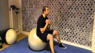 Situps mit Gymnastikball [upl. by Zeus]