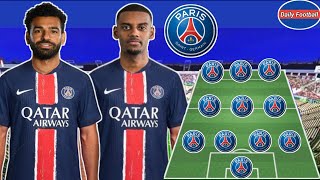 PSG Potential Lineup With Isak amp Salah 😱 PSG Transfer News Summer 2025 [upl. by Reece]