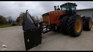 Versatile 520 Tractor with Grouser 6 Way Silage Blade [upl. by Notlem]