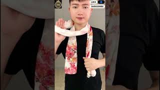 Hijab scarf styles for boys Stole styles for boys shorts short sharinabeagum [upl. by Gilburt]