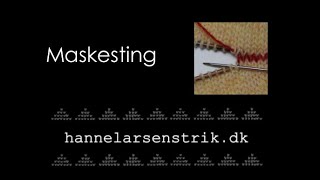 Maskesting Hanne Larsen Strik [upl. by Limann743]