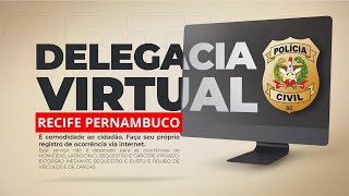 Como fazer BOLETIM DE OCORRÊNCIA ONLINE RECIFE Como registrar Boletim de Ocorrência pela internet [upl. by Matlick]