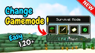 How To Change Gamemode In Minecraft Java quickly 2024 [upl. by Airec]