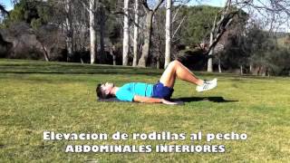 Personal Running ABDOMINALES INFERIORES Elevación de rodillas al pecho [upl. by Llehcal]