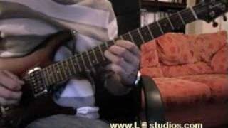 Toto Guitar Lesson Rosanna Solo By Darren Armitage [upl. by Lawton]