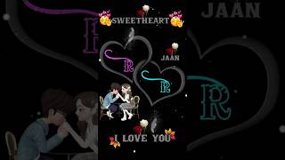 R❤️R letter love couple name statusRR whatsapp statusRR love song status shorts status [upl. by Oznofla]