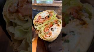 Easy Fajita Lettuce Wrap 🤤 food foodie shorts [upl. by Adaline477]