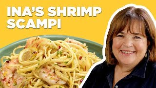 Barefoot Contessa Makes Linguine with Shrimp Scampi  Barefoot Contessa  Food Network [upl. by Enyak]