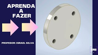 ✅Autodesk Inventor 2024  Modelamento de Peça 3D [upl. by Netsrik]