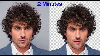 Cut Out Hair 2 MINUTES Photoshop Tutorial 2019  Easy Tutorial [upl. by Ahcorb]