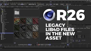 REDSHIFT C4D  INSTALLING LEGACY lib4d FILES IN THE NEW CINEMA 4D R26 ASSET BROWSER [upl. by Gratt]