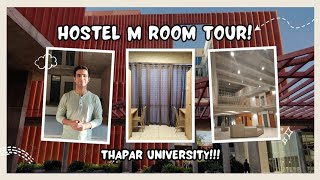 My Hostel Room Tour  Hostel M Thapar University Room Tour  Boys Hostel Thapar University Room [upl. by Revert109]