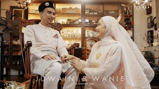 JUWAINI amp WANIE  SOLEMNIZATION  RECEPTION  MALAY WEDDING [upl. by Ednutey93]