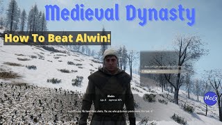 shorts Medieval Dynasty How To Beat Alwin In The Bow Quest 2021 Quick Guide [upl. by Assirok]