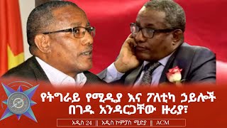 የትግራይ የሚዲያ እና ፖለቲካ ኃይሎች በገዱ አንዳርጋቸው ዙሪያ [upl. by Lleral90]