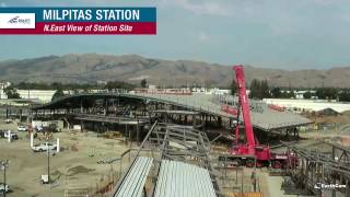 Timelapse 2013  2016 BerryessaNorth San José amp Milpitas Stations [upl. by Pattin231]