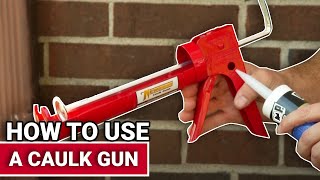 How To Use a Caulk Gun  Ace Hardware [upl. by Ylekalb]