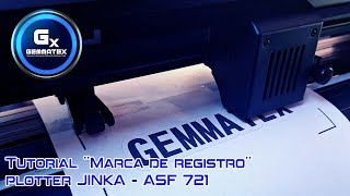 Tutorial ¨Marca de registro¨ plotter JINKA  ASF 721 [upl. by Ahkeber669]