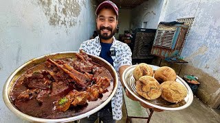 जयपुर के COOKER KING का बोटि और बाटी देसी मटन खाकर मज़ा आ गया  Vinod Bhai ka Rajasthani desi food [upl. by Edward]