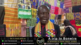 A visit to Bonwire  Home of Kente [upl. by Hyo52]