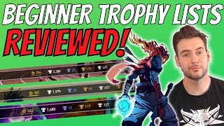 Reviewing Beginner Trophy Hunter Trophy Lists PSN Collections of New Gamers 3 [upl. by Ardnaeed201]