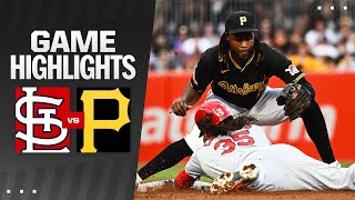 Cardinals vs Pirates Highlights 7324  MLB Highlights [upl. by Bonny]