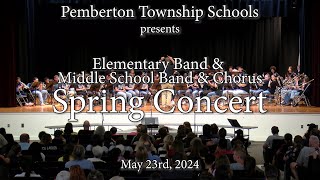 Elementary Band Middle School Band and Chorus Spring Concert [upl. by Laohcin550]