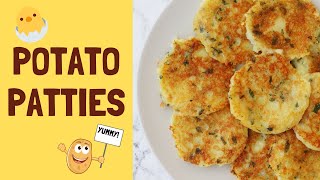 Mashed Potato Cake Recipe for Babies Toddlers  Baby Food  Potato Patties [upl. by Areik]