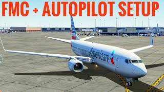 XPlane 10 GloMo  FMC and Autopilot Setup [upl. by Elem]