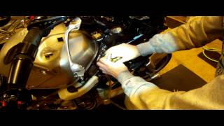 NT700V Engine Coolant Maintenance Part 03  Filling [upl. by Papotto]