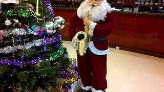 Santa Claus playing saxophone [upl. by Doehne]