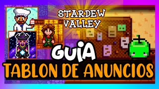 Stardew valley GUIA TABLON DE ANUNCIOS centro civico  como reparar el centro civico paso a paso [upl. by Notslar471]