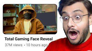 TOTAL GAMING AJJUBHAI FACE REVEAL REACTION [upl. by Klusek]