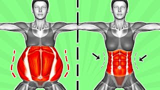 10 Minute Flabby Stomach Workout  Standing Abs Cardio Routine [upl. by Eelyram]