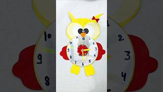 Cute Owl Watch Craft ideas for kids  kids Craft video viralshort shortsfeed Craft youtubeshorts [upl. by Doolittle]