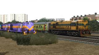 NWR Route  MG Removal  Duronto Coaches  WDSAD [upl. by Inanuah]