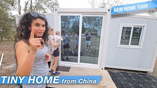 I Bought a CHEAP Shipping Container TINY HOME from China and ITS GREAT [upl. by Yettie]