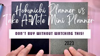 Take a Note Planner VS Hobonichi Planner  Don’t buy without watching this [upl. by Neyugn]