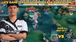 LATE GAME TERSERU DI MPL PH ADA DI MATCH INI  SMART OMEGA vs FNATIC ONICPH Game 2 KBreakdown [upl. by Taima91]