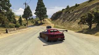 GTAV Dinka rt3000 honda s2000 Vinewood touge drift GTA ONLINE [upl. by Ardni]